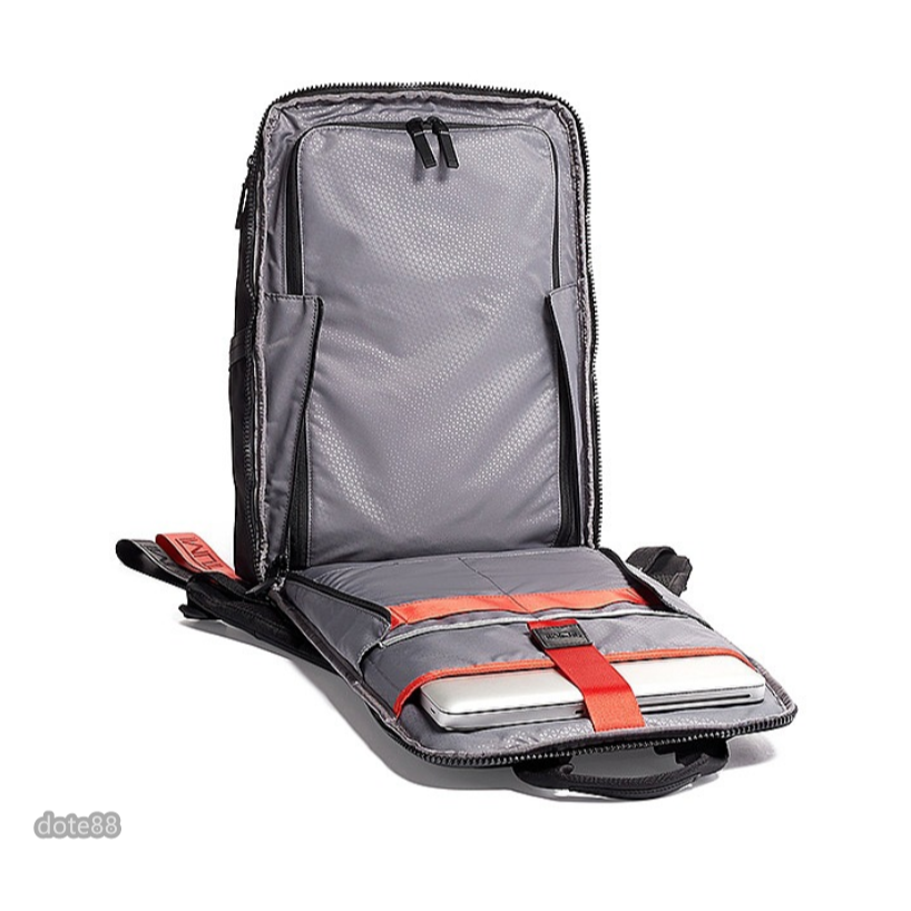 【TUMI】途米男士時尚雙肩背包登山包運動包書包筆電包彈道尼龍材質多口袋簡約隔層多耐磨耐用生日節日禮物簡便實用大容量-細節圖6