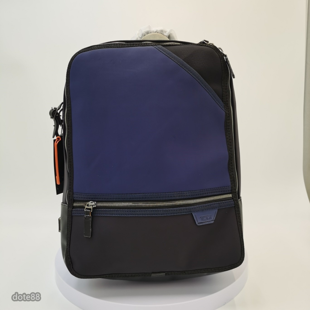 【TUMI】途米男士時尚雙肩背包手提包登山包書包筆電包旅行包商務包彈道尼龍材質多口袋鑰匙鎖帶簡約大氣隔層多耐磨耐用-細節圖2