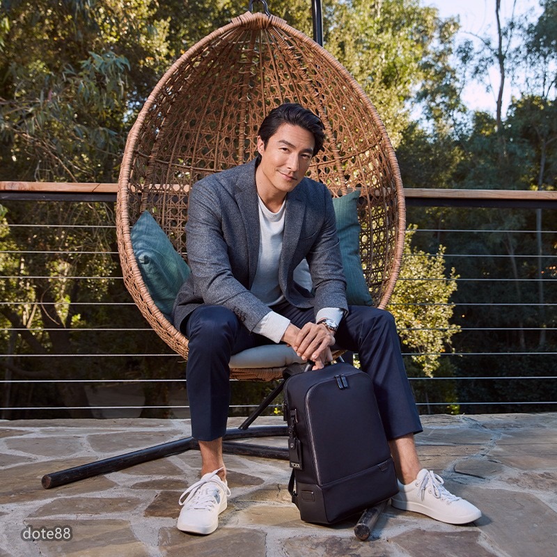 【TUMI】途米男士時尚雙肩背包手提包登山包書包筆電包旅行包商務包彈道尼龍材質多口袋鑰匙鎖帶簡約大氣隔層多耐磨耐用-細節圖5