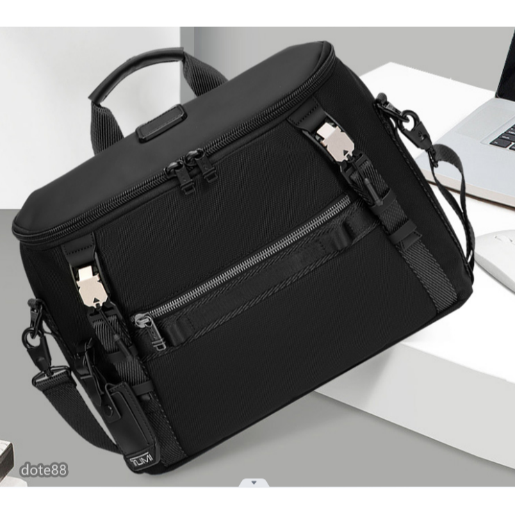 【TUMI】途米手提包旅行包戶外包商務包彈道尼龍耐磨防水背部拉桿套多隔層多功能可調節拆卸肩帶容量大電腦隔層出門出差必備-細節圖3