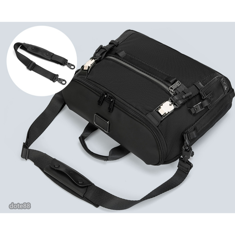 【TUMI】途米手提包旅行包戶外包商務包彈道尼龍耐磨防水背部拉桿套多隔層多功能可調節拆卸肩帶容量大電腦隔層出門出差必備-細節圖6