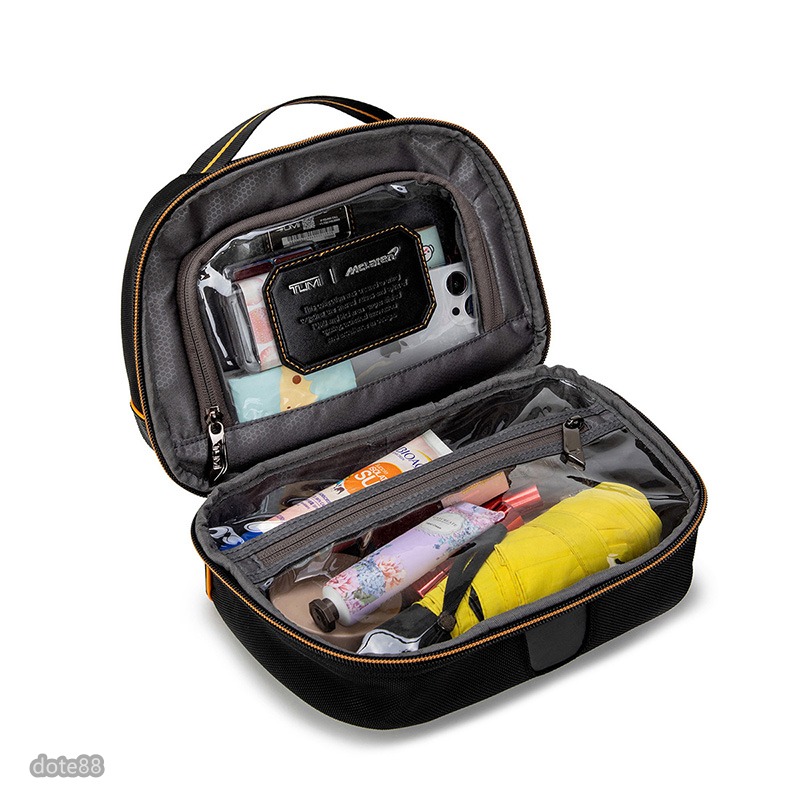 【TUMI】途米男女通用化妝包工具包手拿包尼龍材質拉鍊口袋多功能多隔層大容量簡便實用輕便出門必備簡約時尚從容百搭休閒-細節圖7