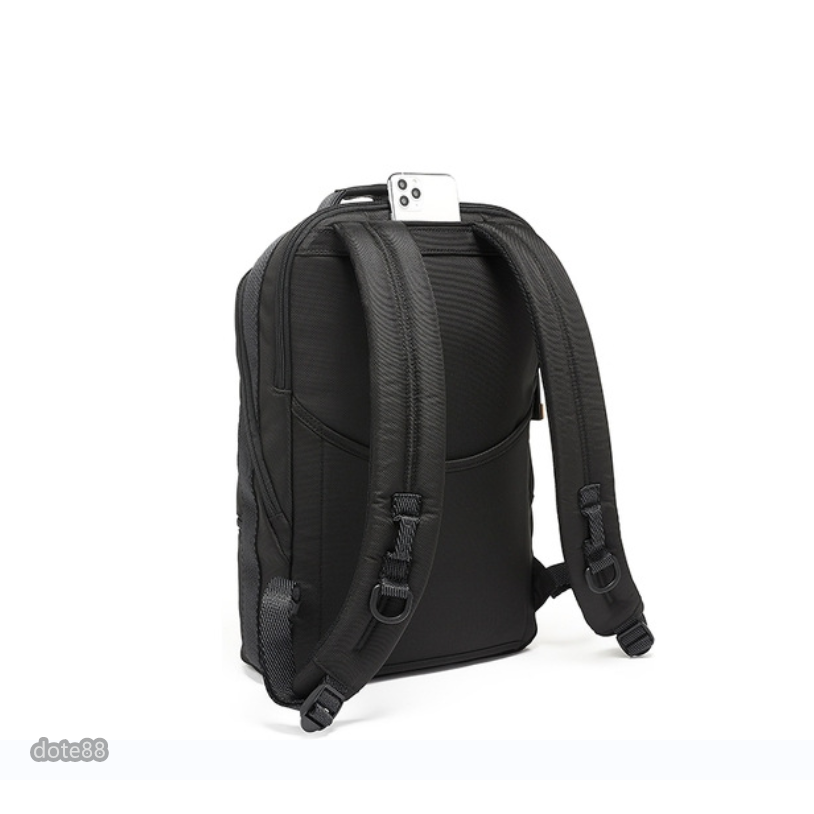 TUMI途米男士時尚雙肩背包手提包登山包書包筆電包旅行包商務包彈道尼龍材質防水多口袋簡約隔層多耐磨耐用生日節日禮物-細節圖4