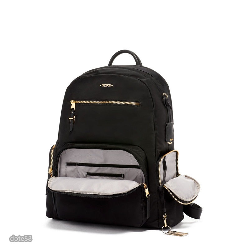 TUMI途米男士女士時尚雙肩背包手提包登山包書包筆電包旅行包商務包黑色藍色紅色彈道尼龍材質防水多口袋簡約隔層多耐磨耐-細節圖5