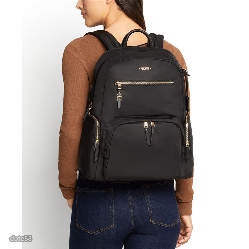 TUMI途米男士女士時尚雙肩背包手提包登山包書包筆電包旅行包商務包黑色藍色紅色彈道尼龍材質防水多口袋簡約隔層多耐磨耐-細節圖8