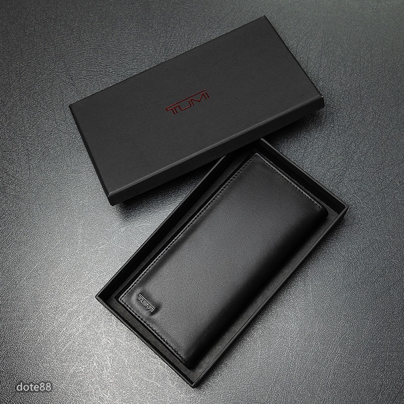 TUMI途米男士商務長款翻蓋式手拿包錢包卡包真皮材質多功能簡便實用生日情人節父親節禮物輕便出門必備簡約時尚從容百搭-細節圖3
