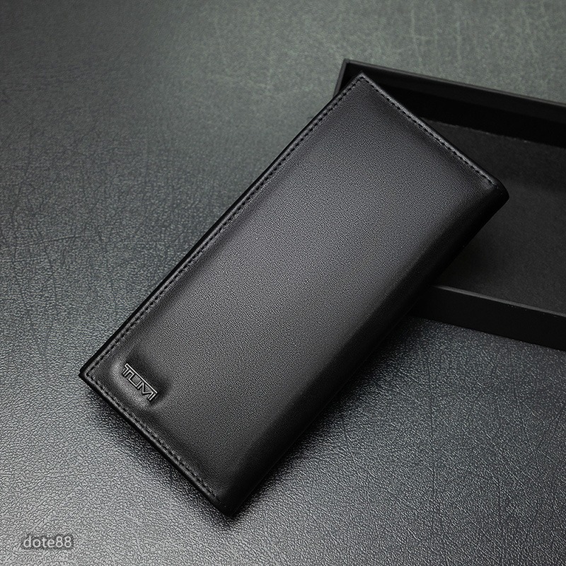 TUMI途米男士商務長款翻蓋式手拿包錢包卡包真皮材質多功能簡便實用生日情人節父親節禮物輕便出門必備簡約時尚從容百搭-細節圖7