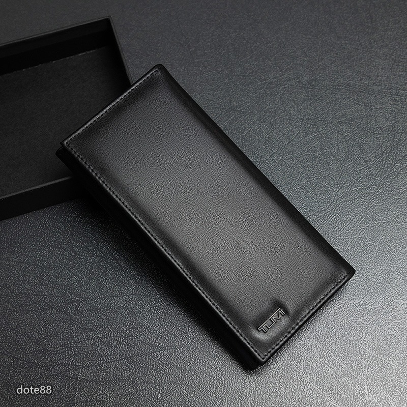 TUMI途米男士商務長款翻蓋式手拿包錢包卡包真皮材質多功能簡便實用生日情人節父親節禮物輕便出門必備簡約時尚從容百搭-細節圖8