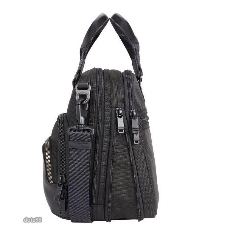 TUMI途米手提包公事包旅行包筆電包彈道尼龍耐磨防水多隔層多功能可調節拆卸長肩帶容量大電腦隔層送領導送老公禮物簡約大氣-細節圖5