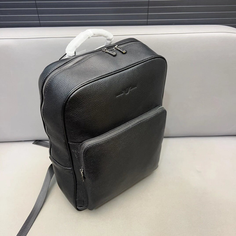 Armani阿瑪尼包包 男生雙肩包 大容量筆電背包 多隔層電腦包 商務通勤休閒包 簡約百搭男包 出差旅行包 運動包 學-細節圖5