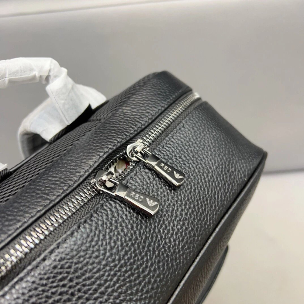 Armani阿瑪尼包包 男生雙肩包 大容量筆電背包 多隔層電腦包 商務通勤休閒包 簡約百搭男包 出差旅行包 運動包 學-細節圖8