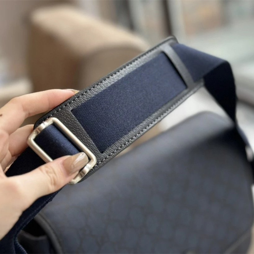 Gucci古馳包包 男生包包 Ophidia系列中號翻蓋郵差包 信封包 經典老花單肩包 側背包 斜背包 通勤休閒包 小方-細節圖7