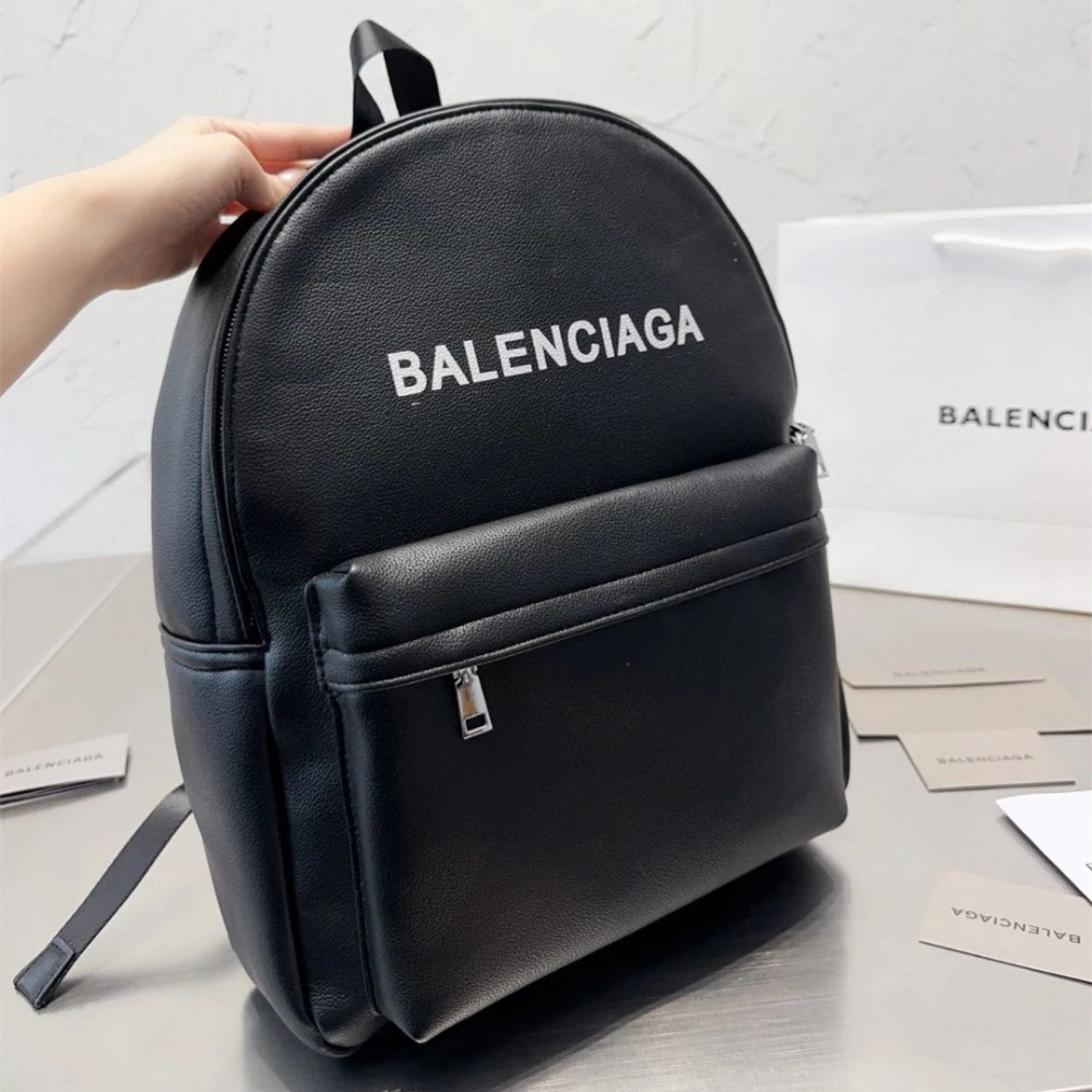 Balenciaga巴黎世家雙肩包 EVERYDAY背包 男女通用雙肩後背包 黑色真皮包包 牛皮背包 學生書包 商務通勤-規格圖9