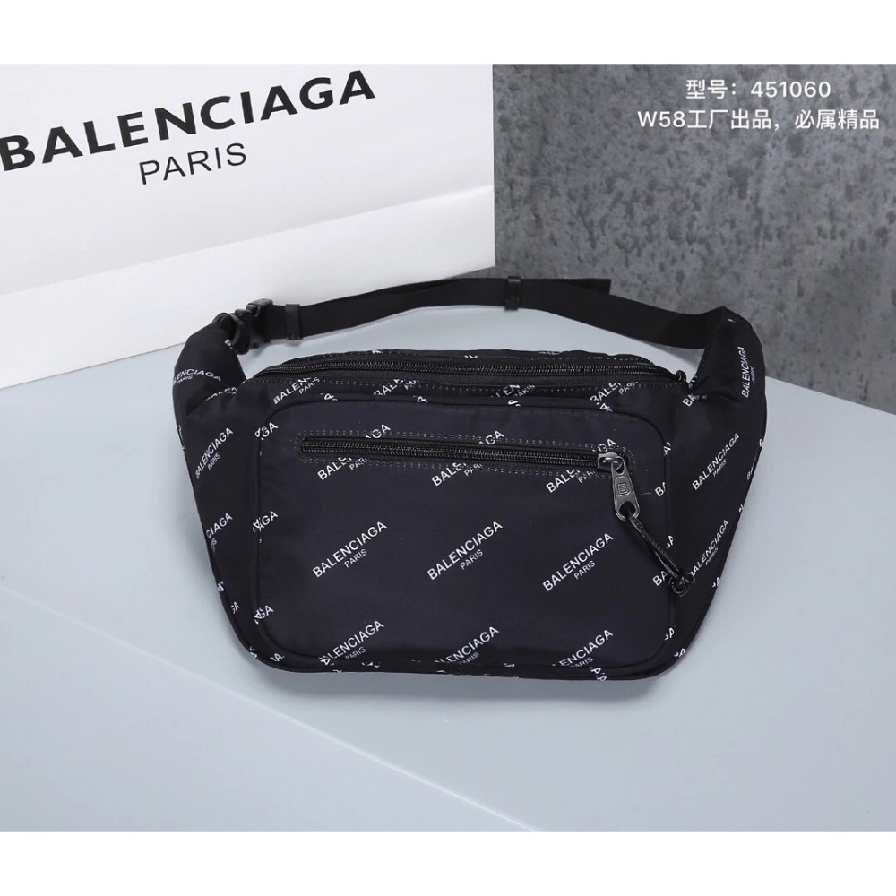 BALENCIAGA巴黎世家胸包 男女通用款背包 斜背包 側背包 男生胸包 女生腰包 時尚休閒包 運動包 小背包4510-規格圖8