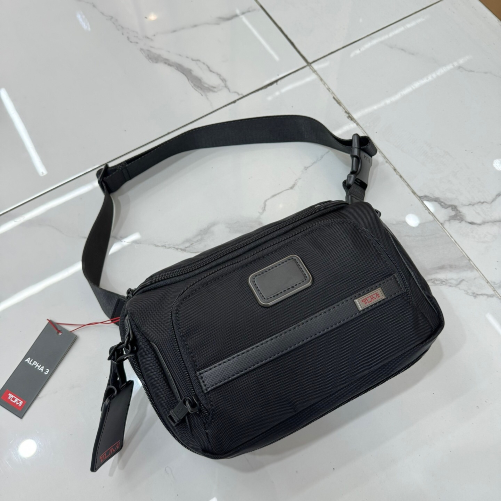 TUMI途明包包 Alpha 3系列2203714男士休閒包 男生胸包 輕便通勤單肩包 斜背包 腰包 手機袋 旅行包-細節圖2