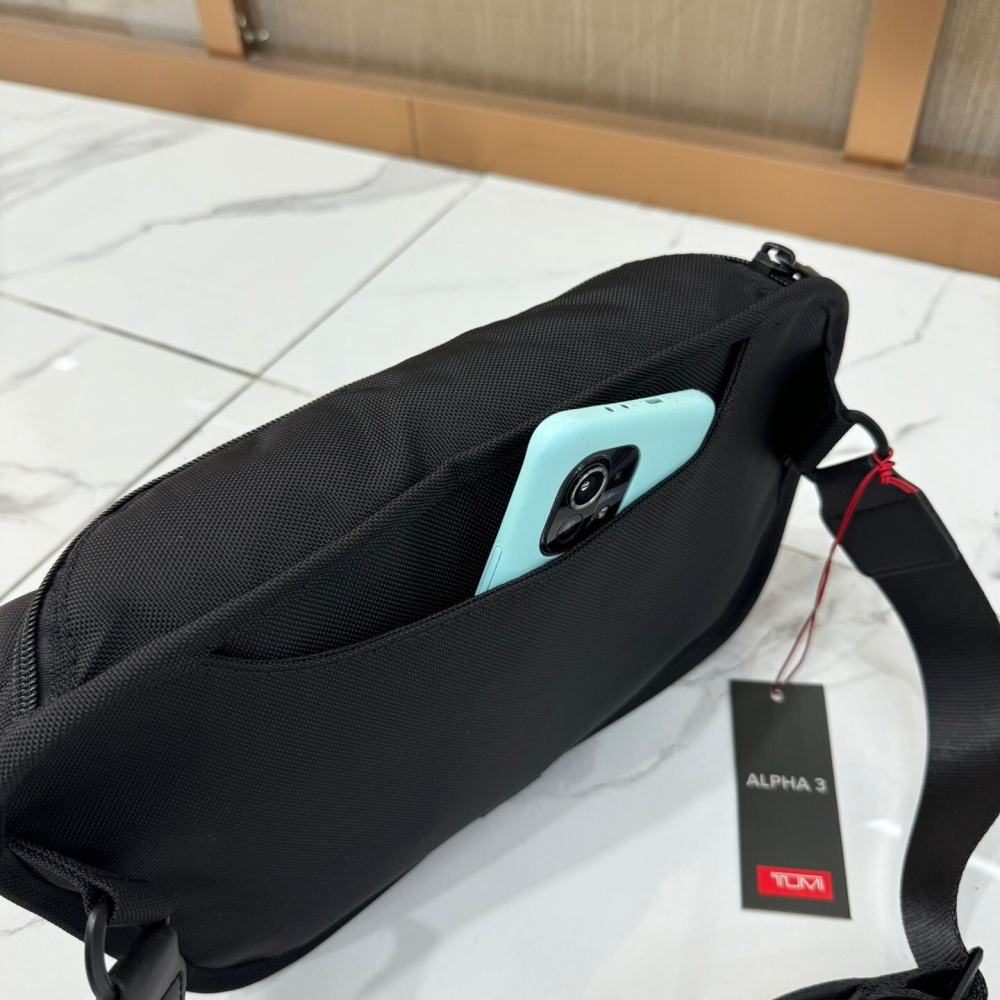 TUMI途明包包 Alpha 3系列2203714男士休閒包 男生胸包 輕便通勤單肩包 斜背包 腰包 手機袋 旅行包-細節圖5
