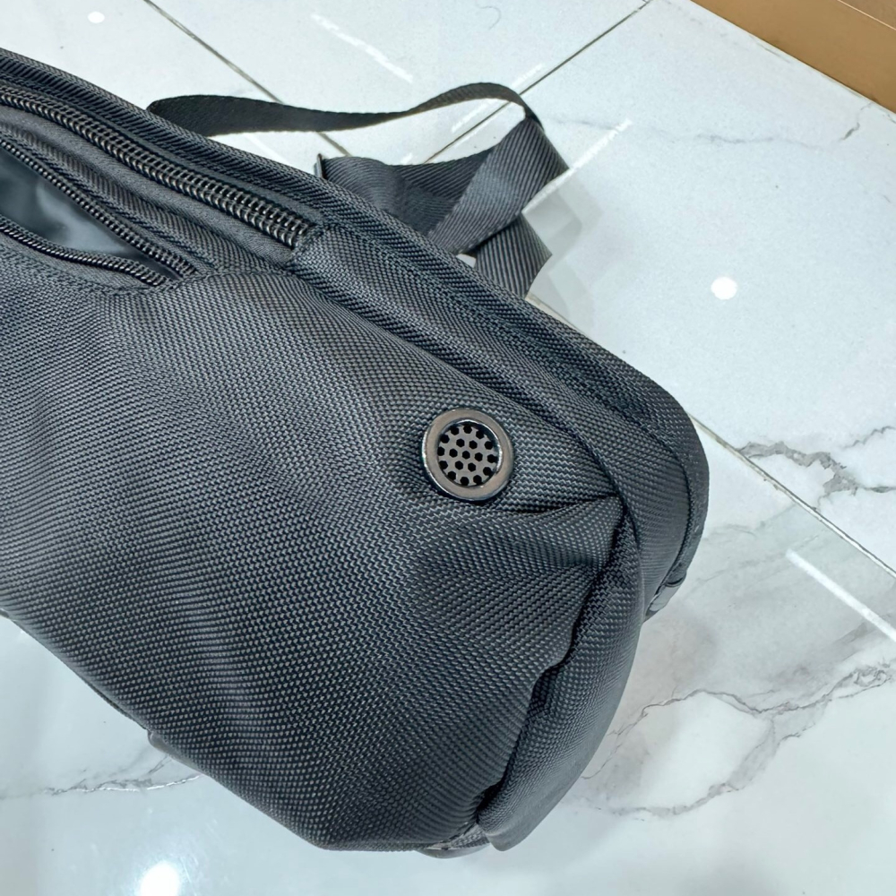 TUMI途明包包 232393男士胸包 時尚休閒包 通勤百搭男包 彈道尼龍拼牛皮背包 大容量側背包 斜背包 旅行包 腰包-細節圖8