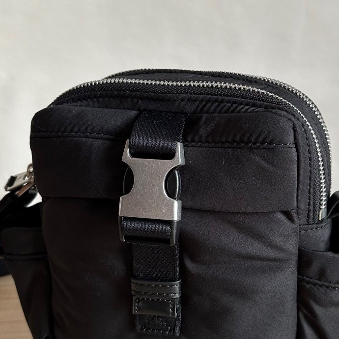 ami包包 多功能斜背包 男女通用背包 小背包 旅行包 手機袋 相機包 胸包 運動包 時尚通勤男包 防潑水尼龍腰包-細節圖10