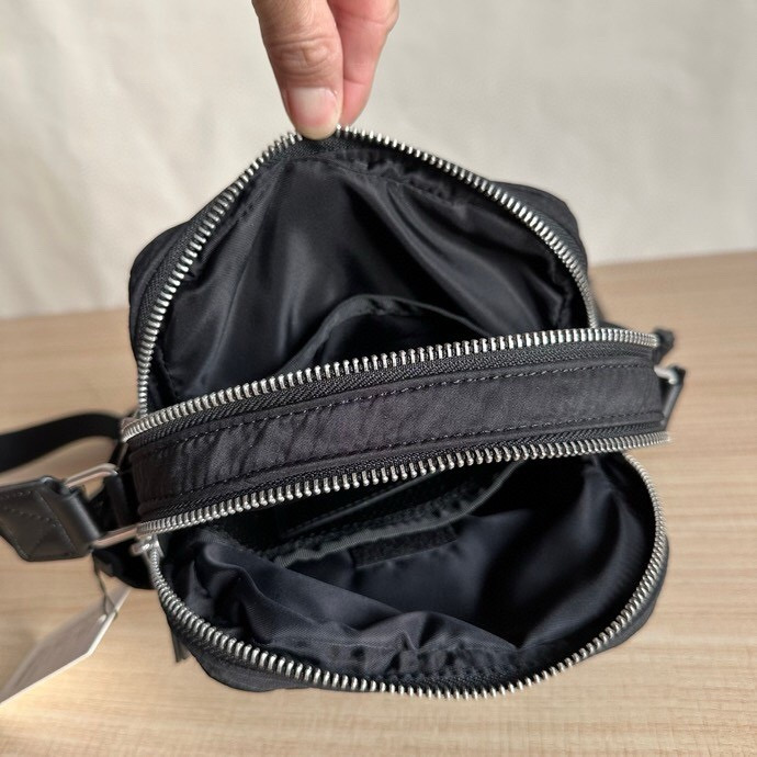 ami包包 多功能斜背包 男女通用背包 小背包 旅行包 手機袋 相機包 胸包 運動包 時尚通勤男包 防潑水尼龍腰包-細節圖11