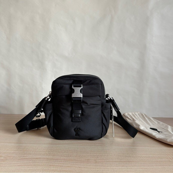 ami包包 多功能斜背包 男女通用背包 小背包 旅行包 手機袋 相機包 胸包 運動包 時尚通勤男包 防潑水尼龍腰包-規格圖11