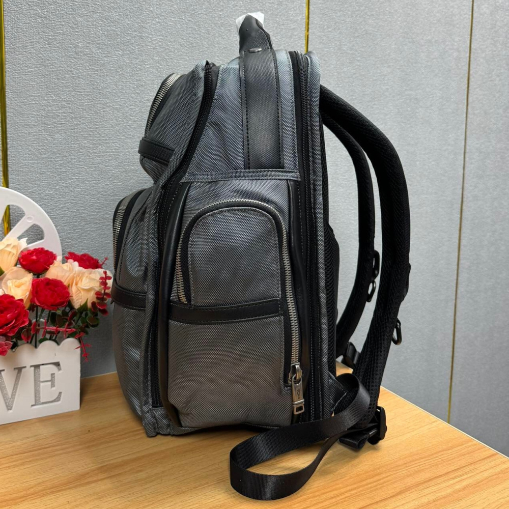 TUMI途米雙肩包 商務通勤男包 途米Alpha X系列2603578男士雙肩後背包 大容量多功能電腦包 防潑尼龍筆電背-細節圖4