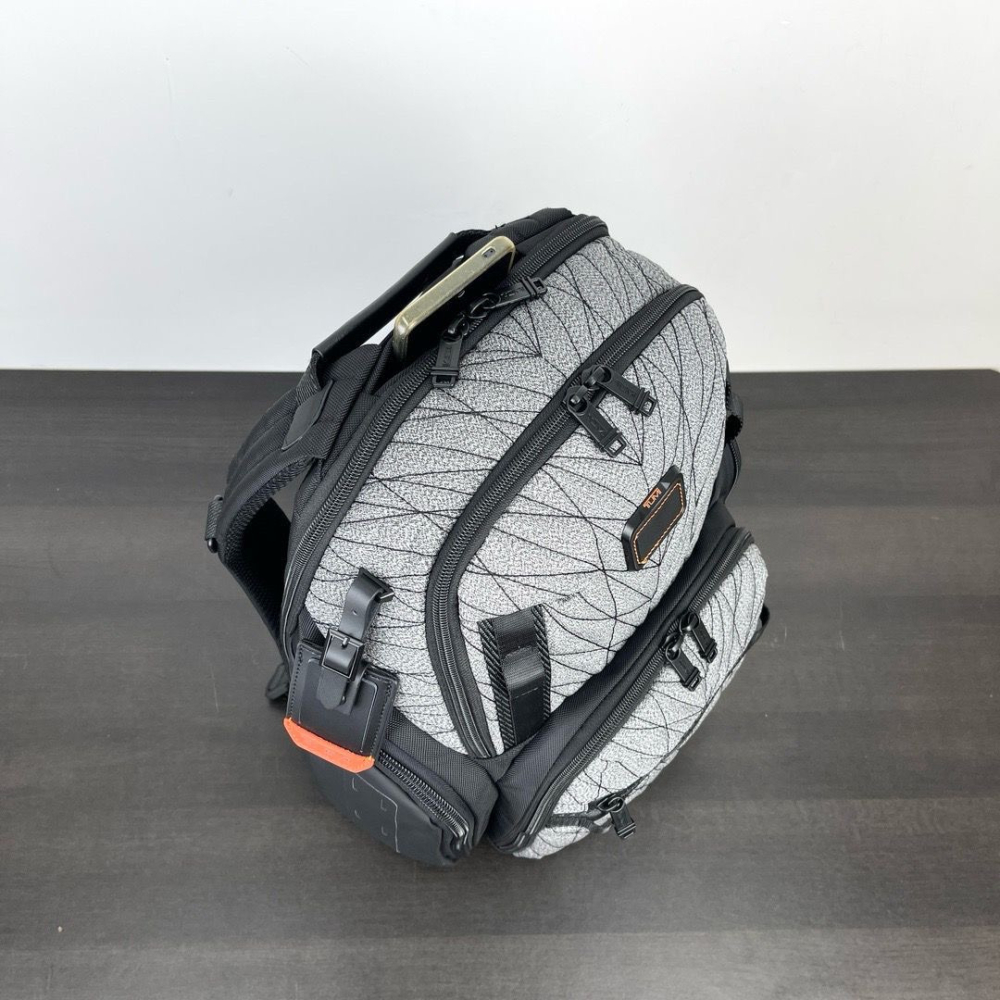 TUMI途明雙肩包 232789商務包 男生雙肩後背包 大容量多隔層背包 筆電背包 防潑水尼龍旅行包 電腦包 書包 時尚-細節圖4