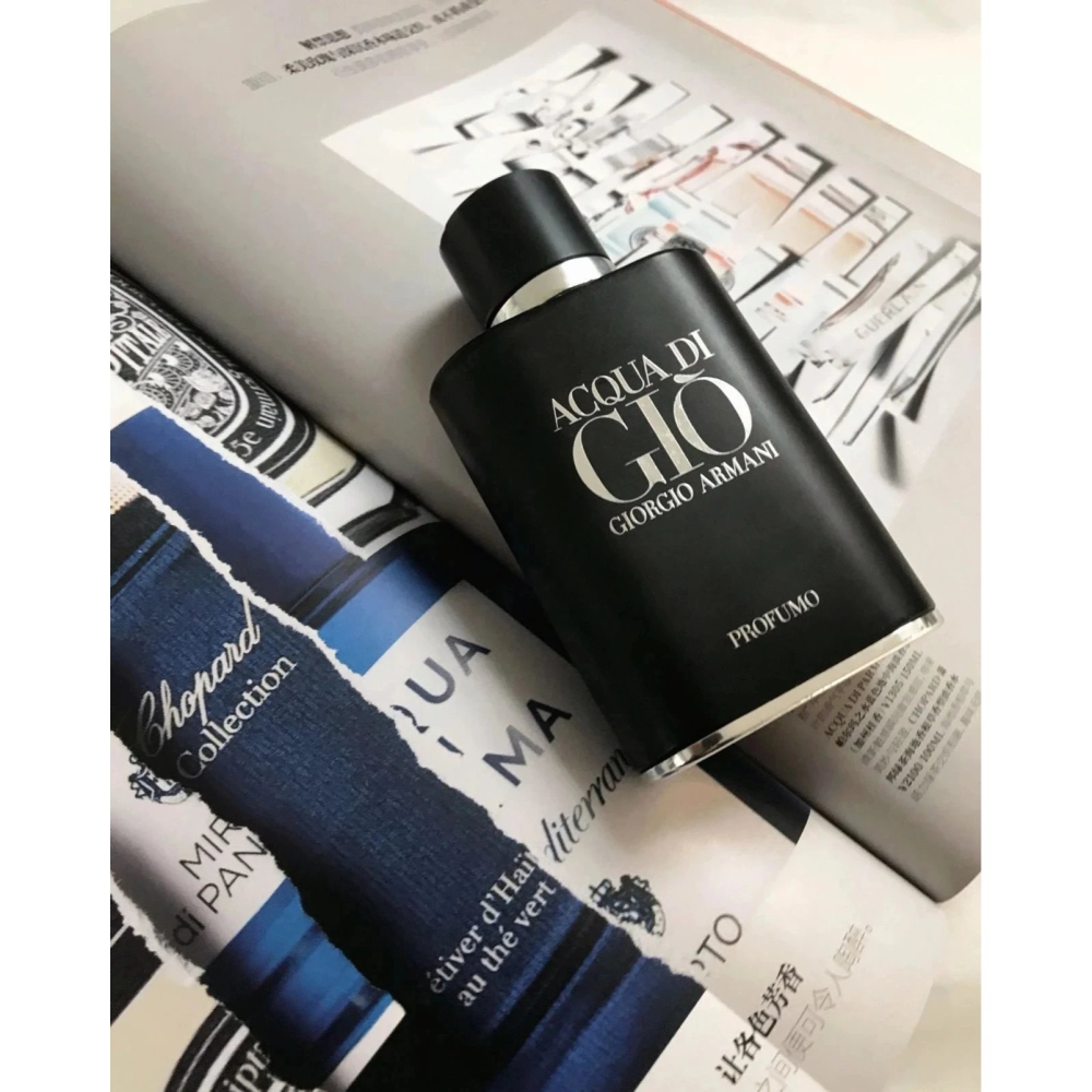 阿曼尼Armani香水 寄情系列 Acqua DI GIO黑色寄情香水 典藏版男士香水125ml 男香 馥郁清香持久香水-細節圖3