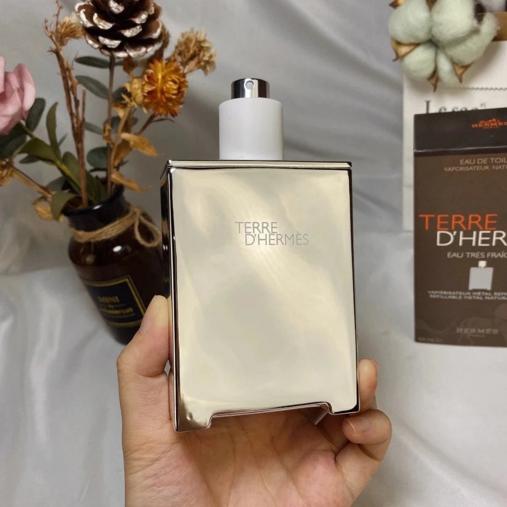 愛馬仕Hermes香水 銀色大地限量版銀色香水100ml Jean-C| aude ellena 辛辣木質調 男香 女生-細節圖2