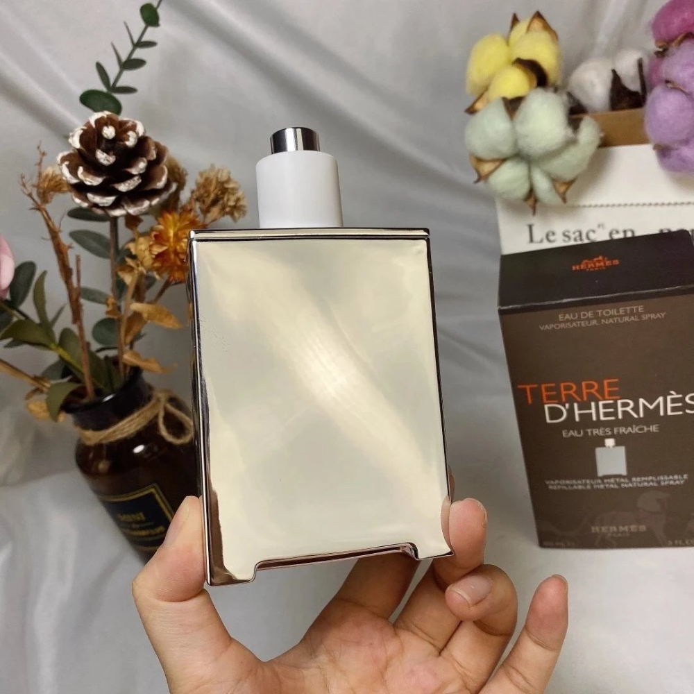 愛馬仕Hermes香水 銀色大地限量版銀色香水100ml Jean-C| aude ellena 辛辣木質調 男香 女生-細節圖3