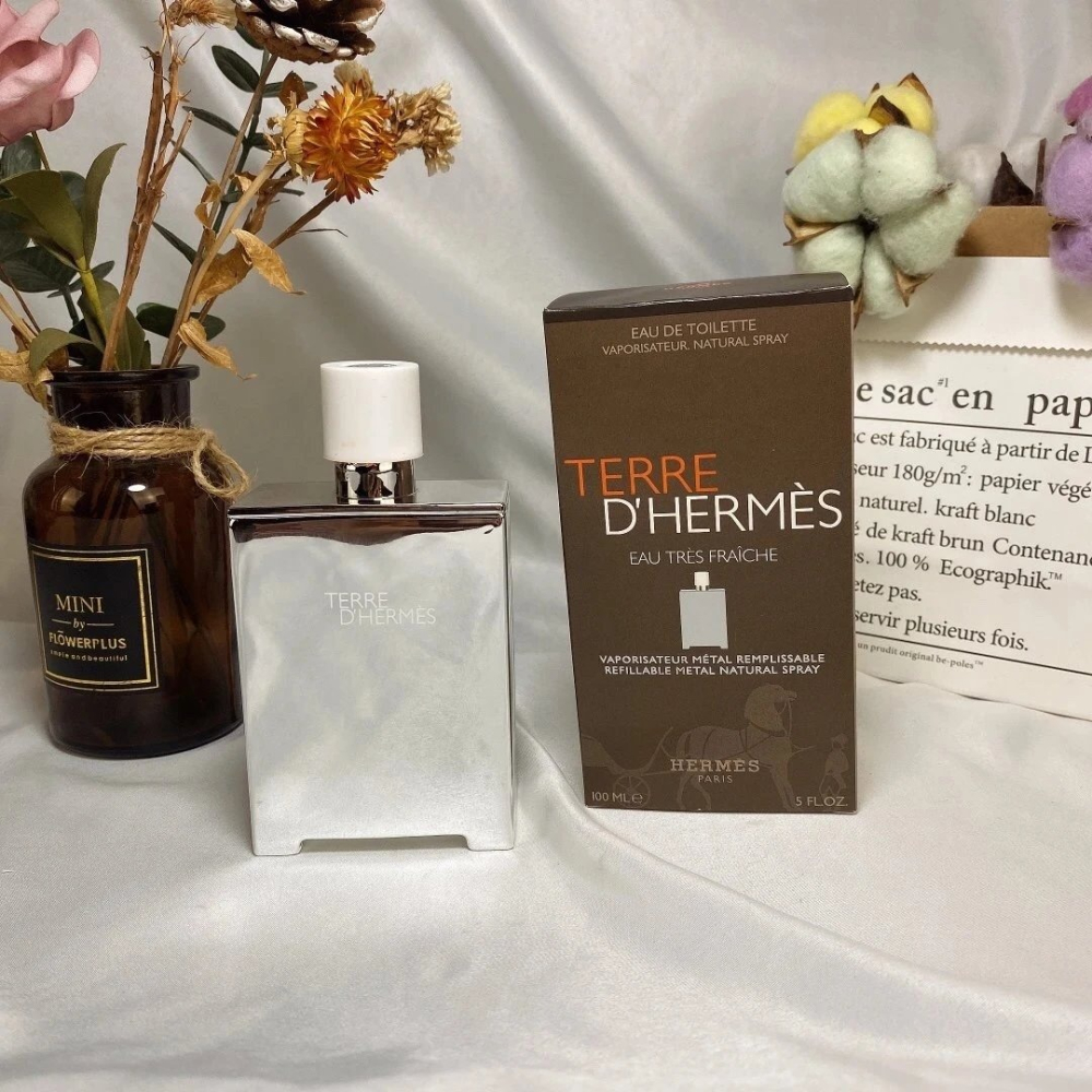 愛馬仕Hermes香水 銀色大地限量版銀色香水100ml Jean-C| aude ellena 辛辣木質調 男香 女生-細節圖9
