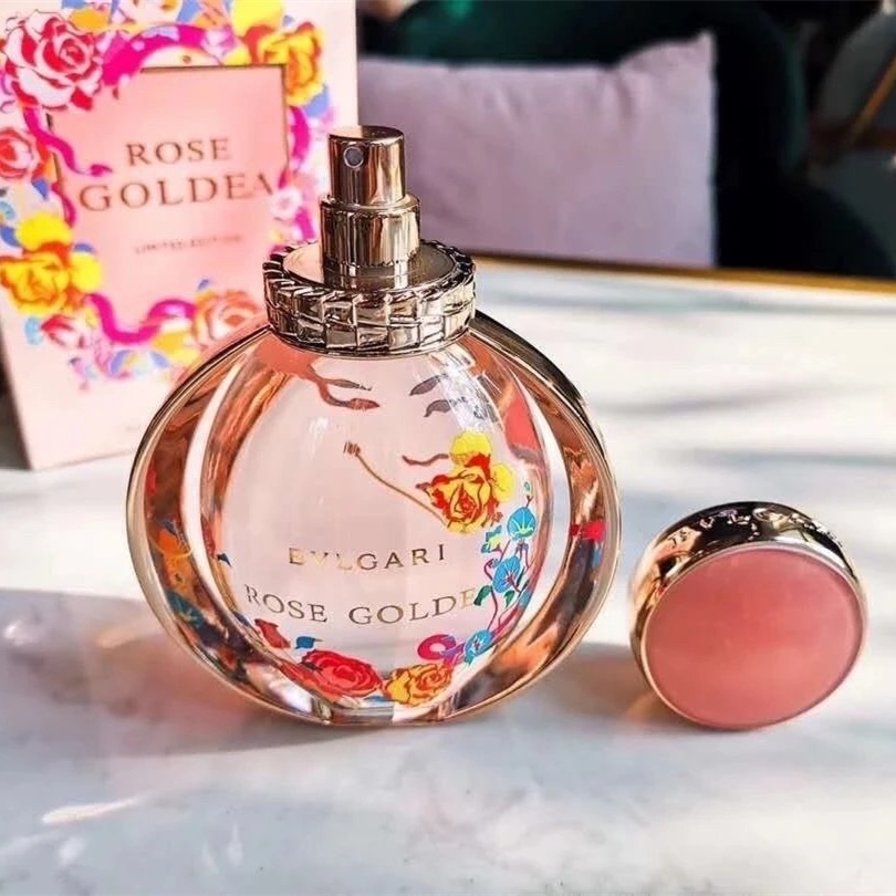 女生香水BVLGARI寶格麗香水玫瑰金漾香水ROSE GOLDEA 90ml 限量版玫香金