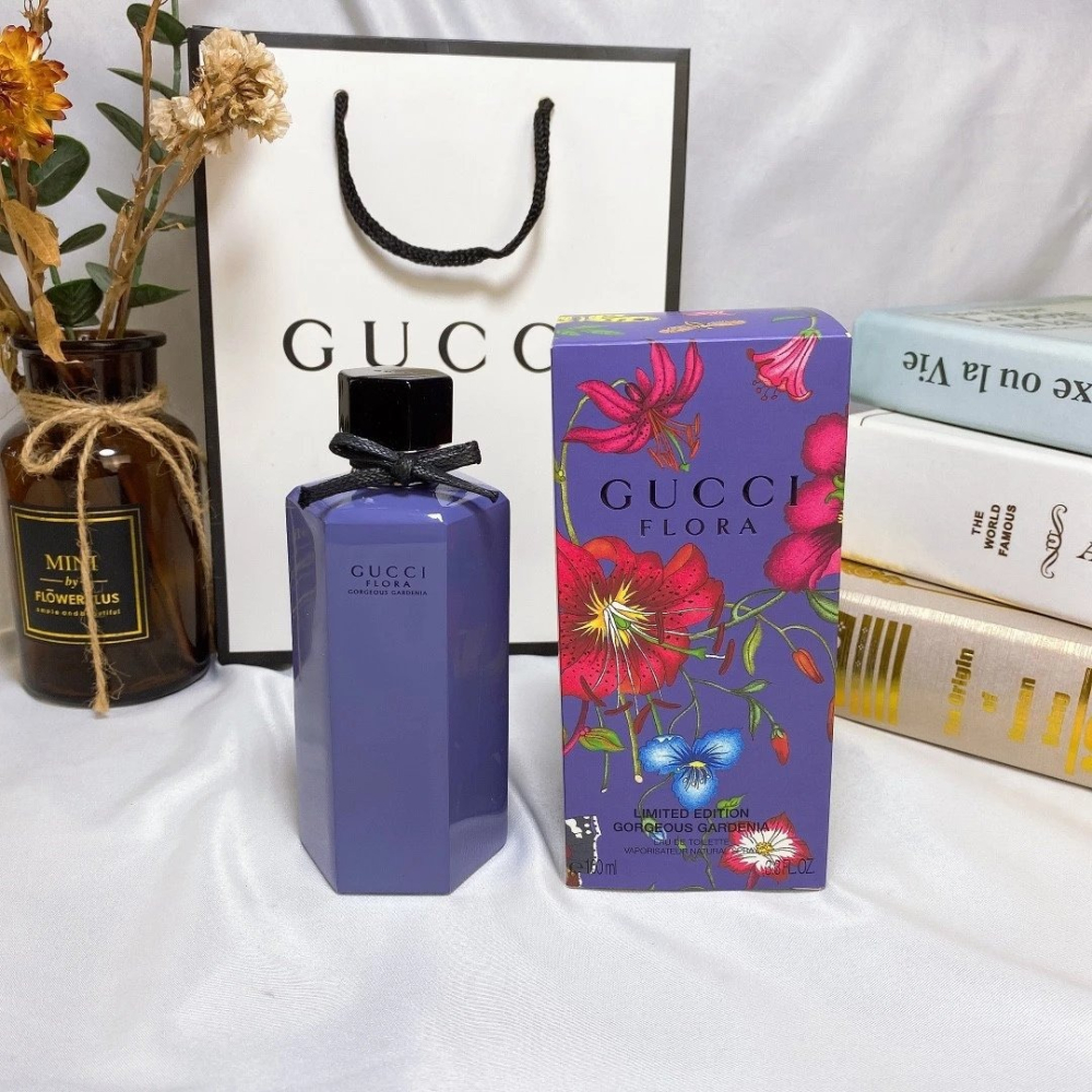 男女通用香水情侶款香水女生香水男士香水古馳GUCCI香水Flora限定薰衣草