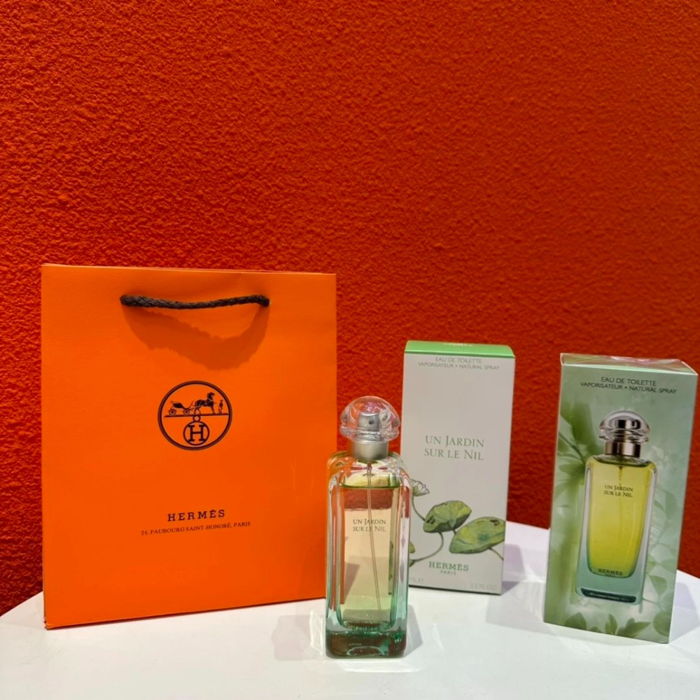 HERMES愛馬仕香水 尼羅河花園香水100ML 經典款香水 青芒果 蓮花芬芳 乳香和槭 男女通用款香水 女生香水 女香-細節圖6