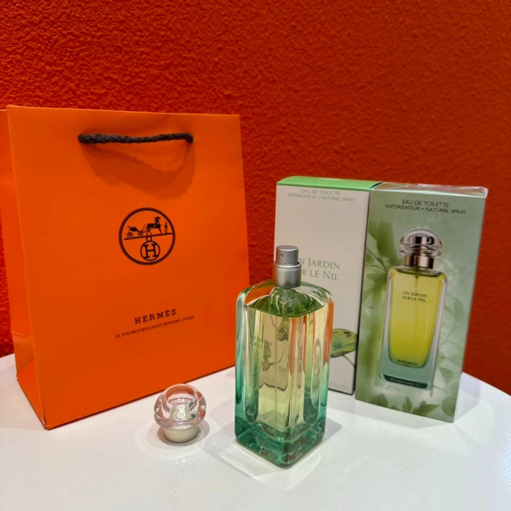 HERMES愛馬仕香水 尼羅河花園香水100ML 經典款香水 青芒果 蓮花芬芳 乳香和槭 男女通用款香水 女生香水 女香-規格圖8
