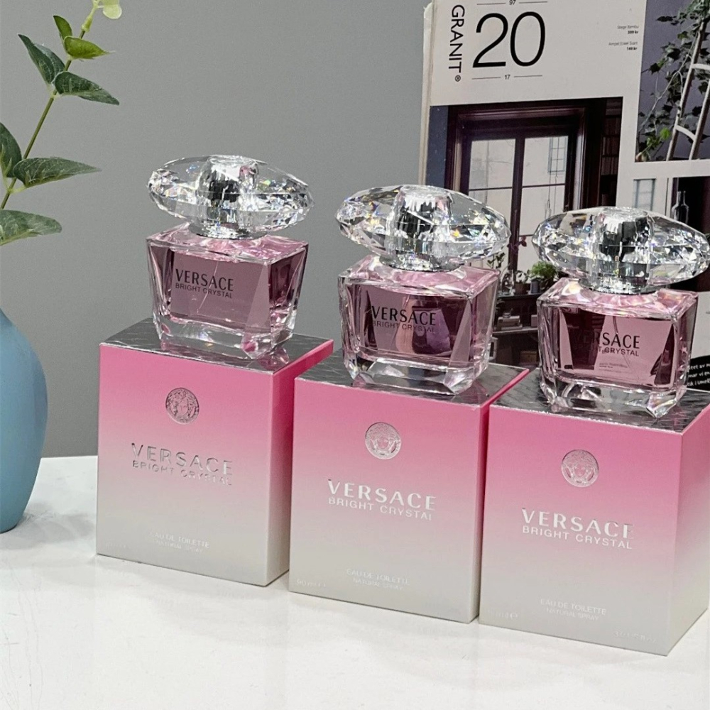 VERSACE凡賽斯香水 晶鑽女士香水90ML Bright Crystal香戀粉水晶香水 女香 女士香水 90ml香水-細節圖6