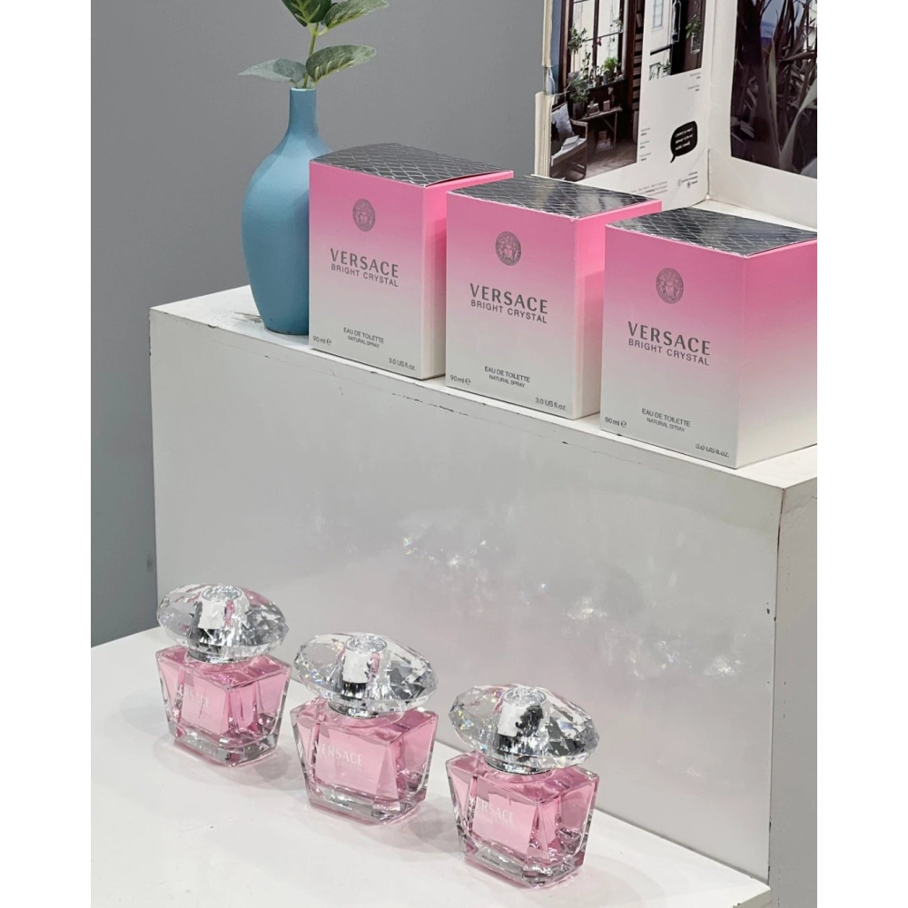 VERSACE凡賽斯香水 晶鑽女士香水90ML Bright Crystal香戀粉水晶香水 女香 女士香水 90ml香水-細節圖9
