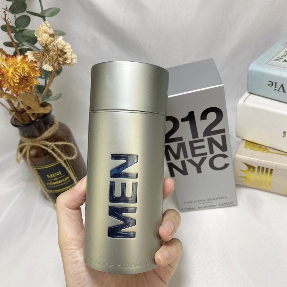 卡羅琳娜香水212灰磁香水100ml Carolina Herrera都會Men性感香氛持久