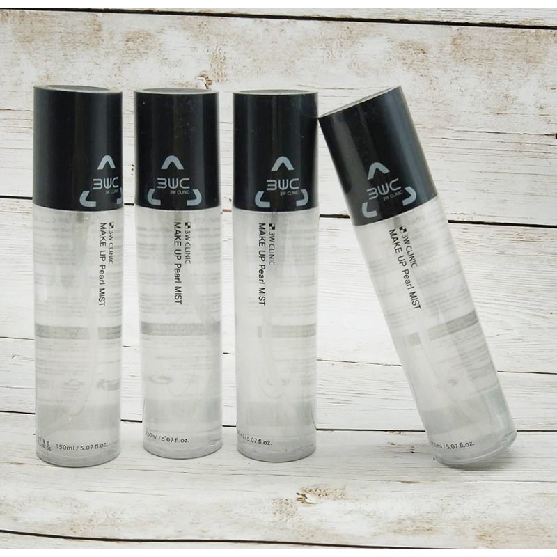 【風夜狂小舖】 韓國 3W CLINIC 珍珠珠光保濕定妝噴霧 150ml-細節圖2