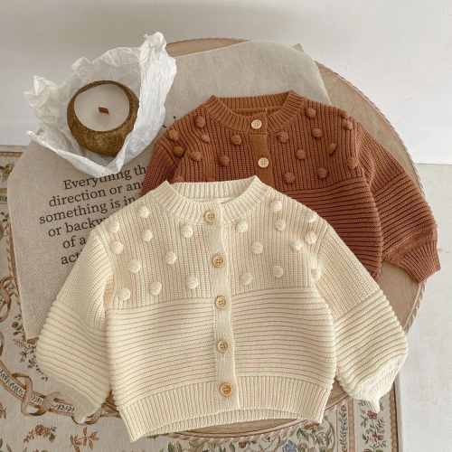 「預購商品」百搭針織毛球上衣🧡寶寶童裝 女童 男童 ins童裝