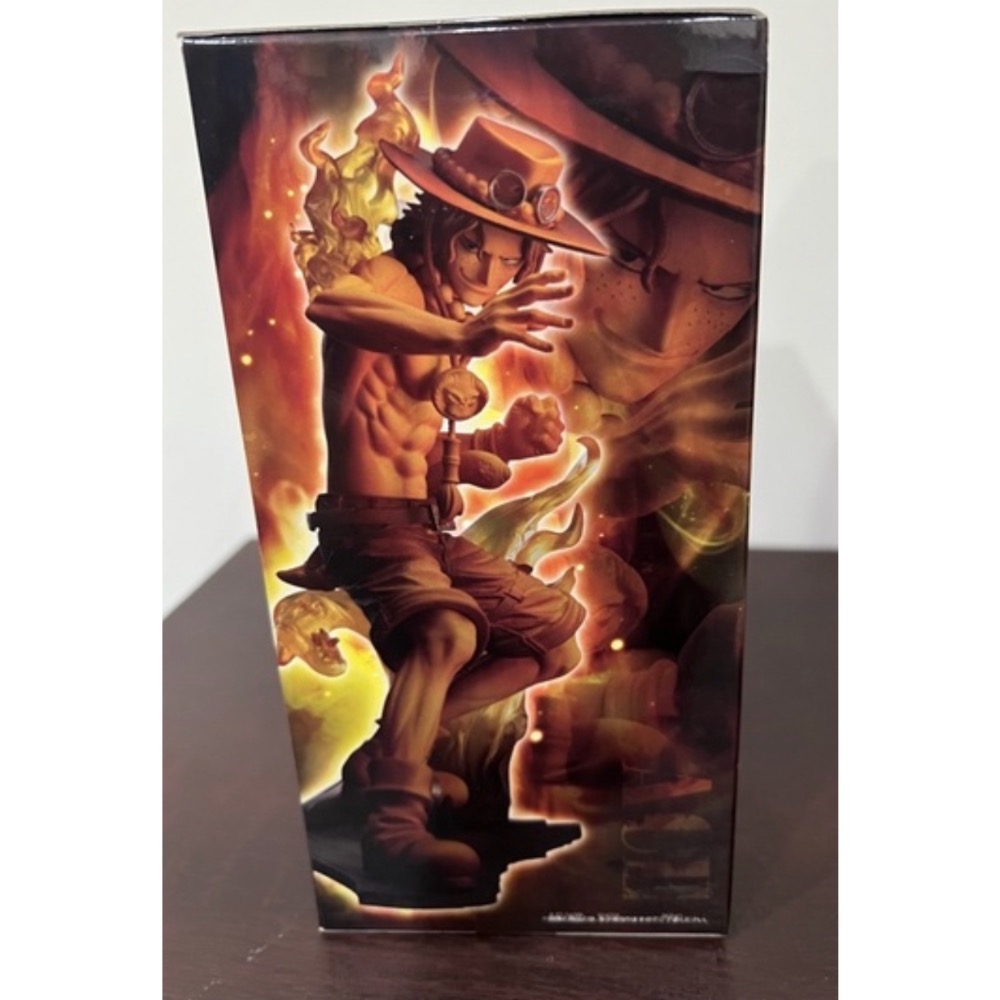 代理版 海賊王 航海王 劇場版 STAMPEDE BROTHER HOOD 艾斯 靈魂艾斯 薩波 火焰 場景 景品 盒玩-細節圖2