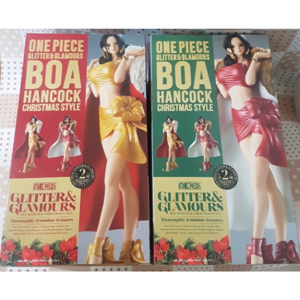 正版 代理版 兩款一套 G&G 海賊王 航海王 波亞漢考克 女帝 蛇姬 漢考克 聖誕女帝 BOA  聖誕節 披風 害羞-細節圖2
