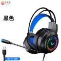 【羽夜之巔】 RGB 電競耳機 吃雞 聽聲辨位 頭戴式 耳機 麥克風 耳罩式 耳麥 耳機麥克風-規格圖9