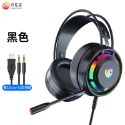 松鼠流光 RGB 電競耳機 頭戴式 耳機 麥克風 吃雞 聽聲辨位 耳罩式 耳麥 耳機麥克風-規格圖9