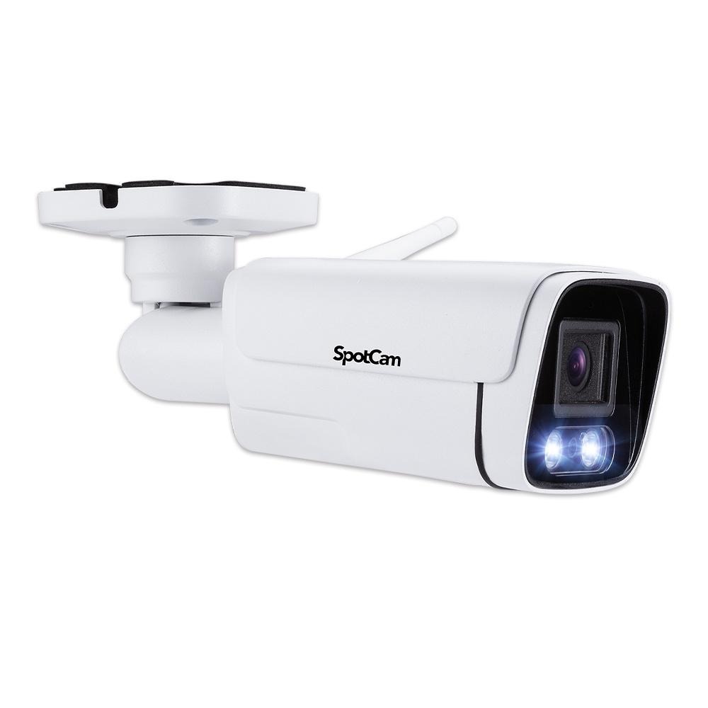 SpotCam BCW1 全彩高清夜視防水監視器槍機 戶外監控攝影機  2K 聚光燈 免主機 網路攝影機 防水攝影-細節圖2