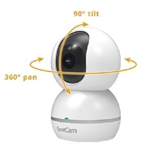 SpotCam Eva 2 可擺頭雲端無線wifi監視器 無死角自動人形追蹤 台灣家用監視器 監視器攝影機 網路攝影機-細節圖2