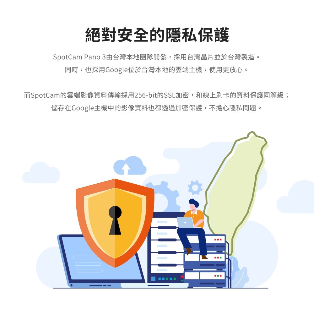 SpotCam Pano 3 全景180度超廣角雙頻雲端監視攝影機 數位放大追蹤 台灣晶片 台灣雲端 台灣製造-細節圖11