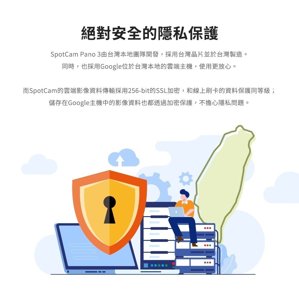 SpotCam Pano 3 全景180度超廣角雙頻雲端監視攝影機 數位放大追蹤 台灣晶片 台灣雲端 台灣製造-細節圖11