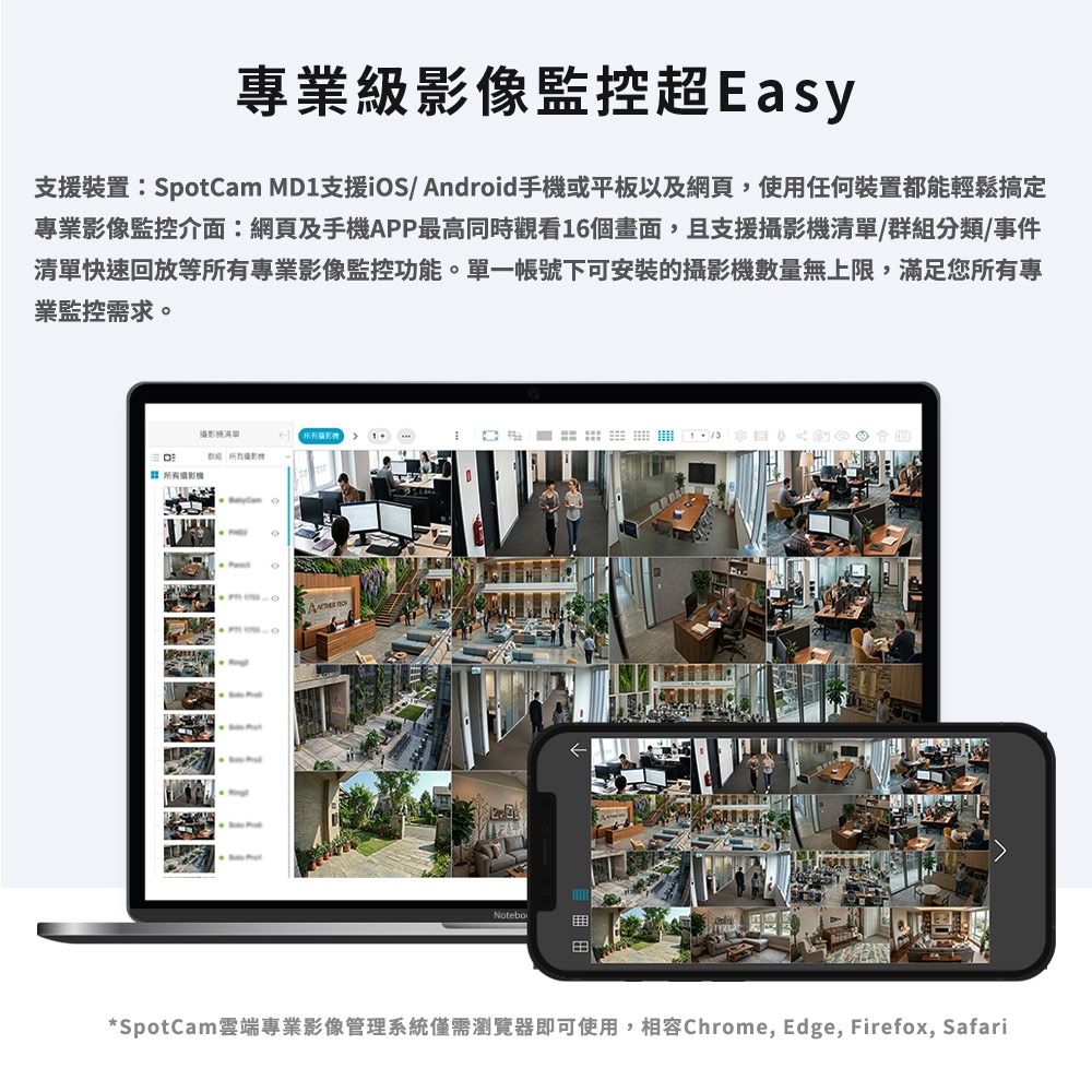 SpotCam MD1 高清2K防水IP66防暴IP10網路攝影機 台灣製造 台灣品牌 台灣雲端-細節圖6