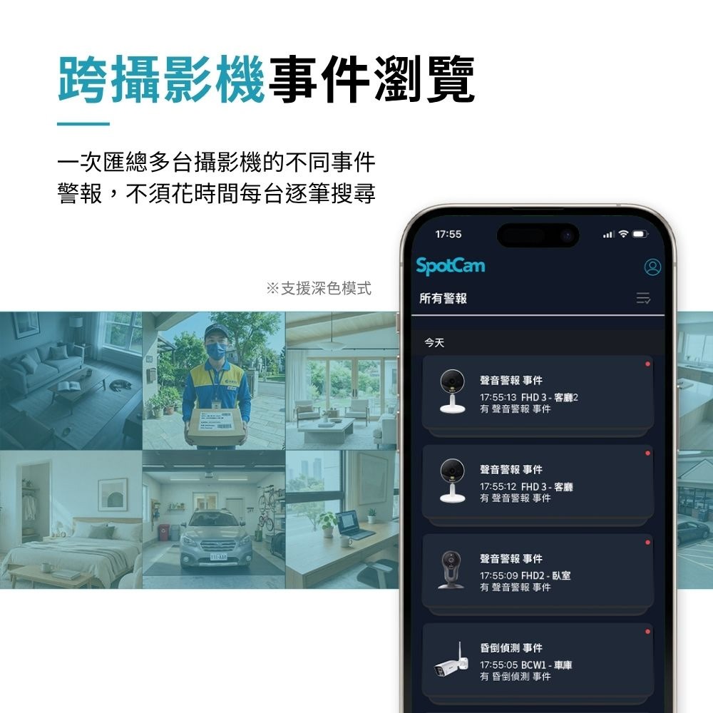 SpotCam FHD 3 雙頻WiFi 2.5K 全彩夜視雲端智慧AI 監視器攝影機-細節圖10