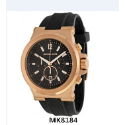 Michael Kors手錶 MK手錶男 休閒男錶 MK8184 MK8445 玫瑰金橡膠錶帶大錶盤時尚潮流休閒石英錶-規格圖11